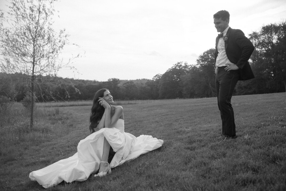 Tented wedding at Willow Hill in Connecticut by Gathered East