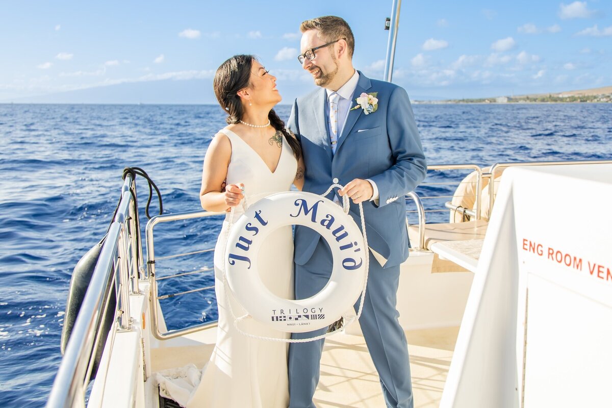 Just Maui'd on Trilogy catamaran