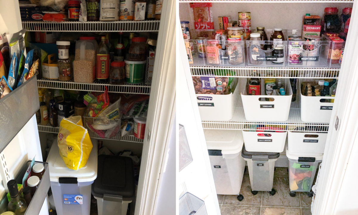 Small Pantry Declutter