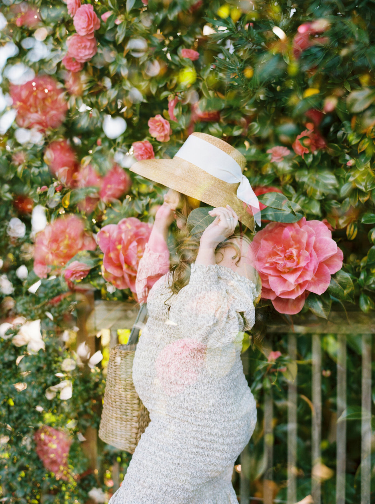double-exposure-film-maternity-florals