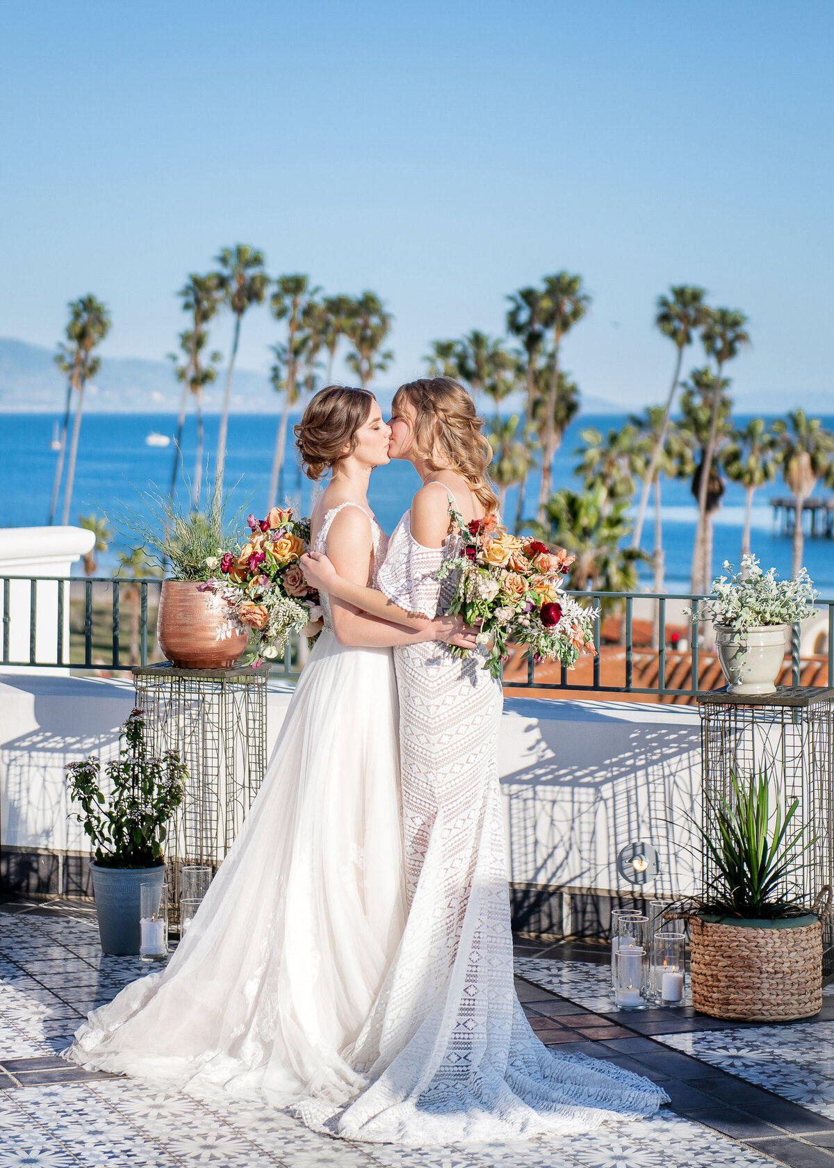 Lesbian Wedding Hotel Californian Tonya Szele Events