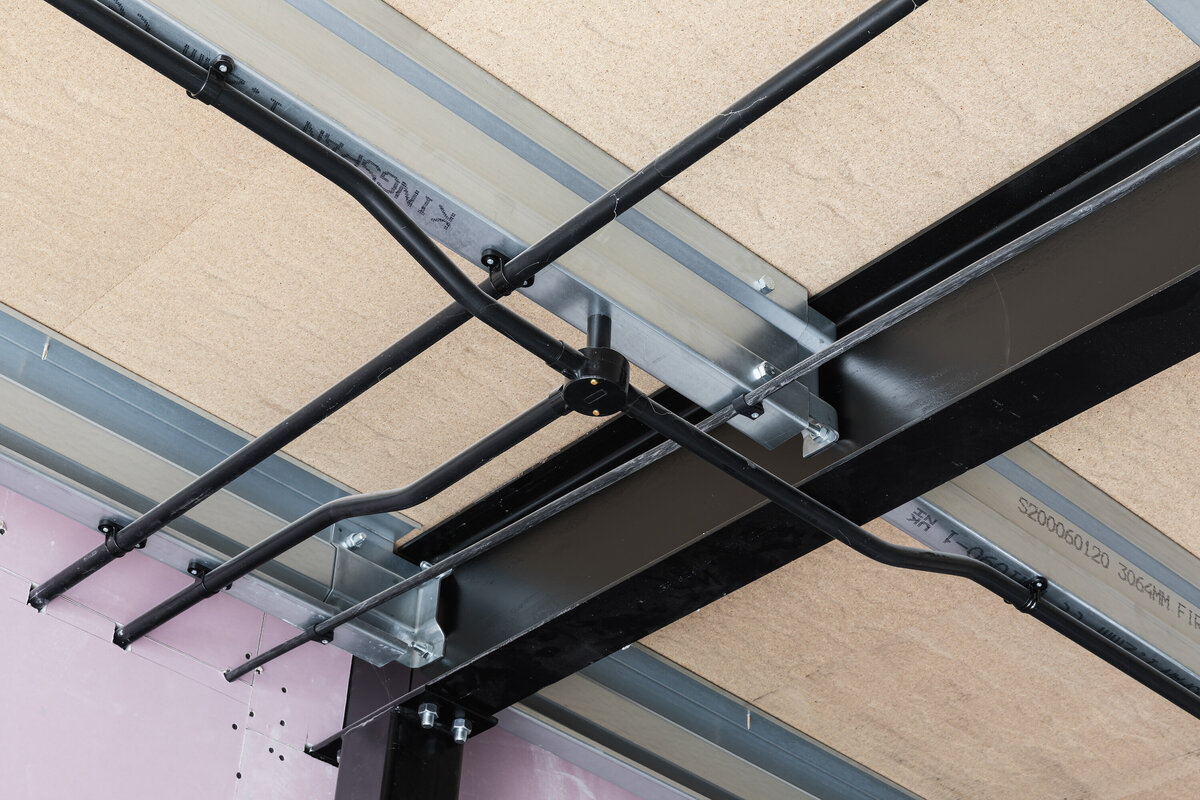 Lighting track supports