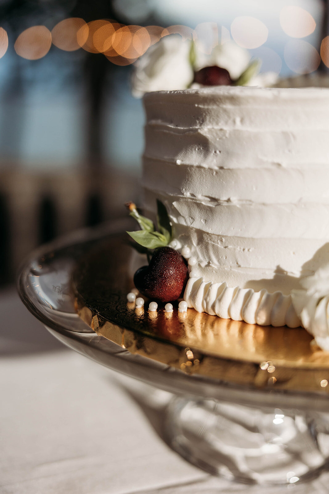 Red Pine Point Indian River Michigan Intimate Wedding Cake K. E. Rogers Photography-5