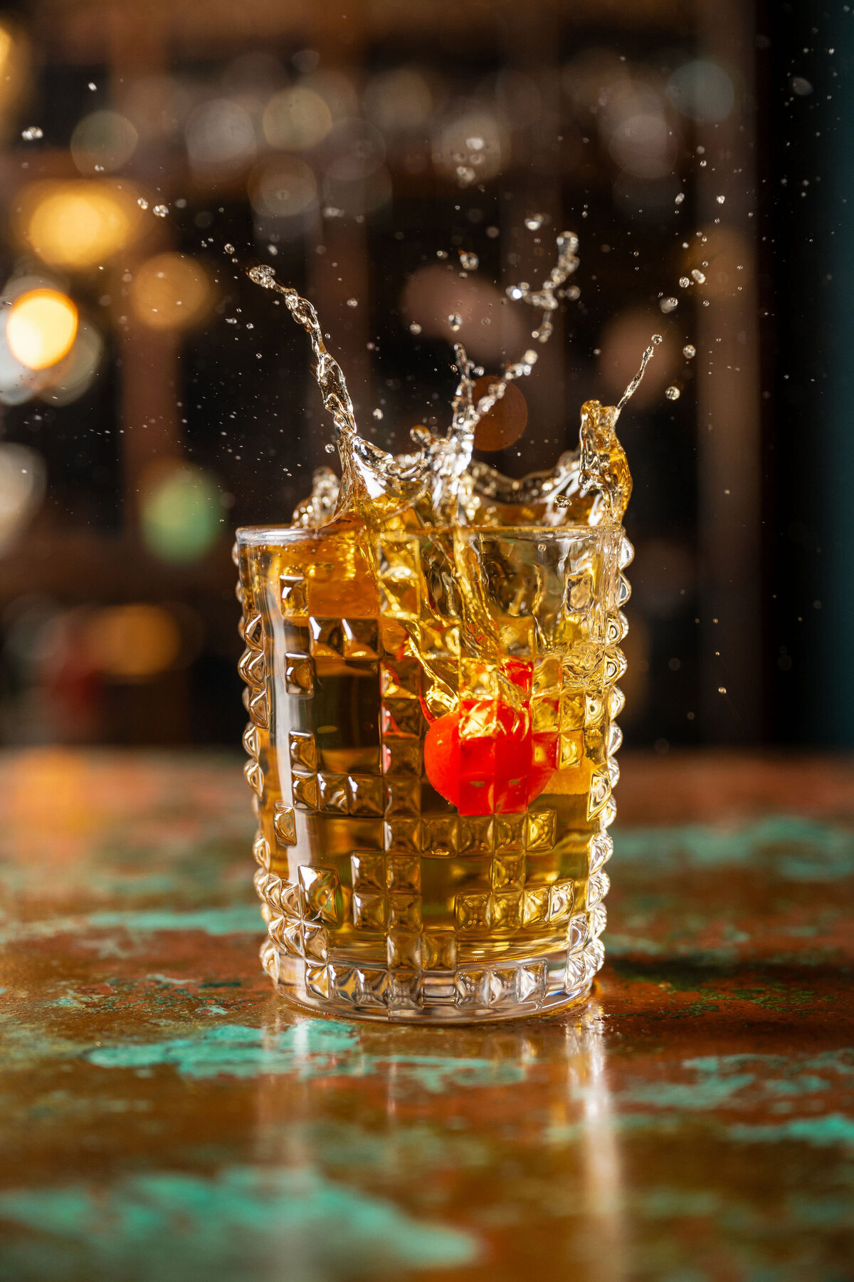 A signature cocktail at The Junction. 