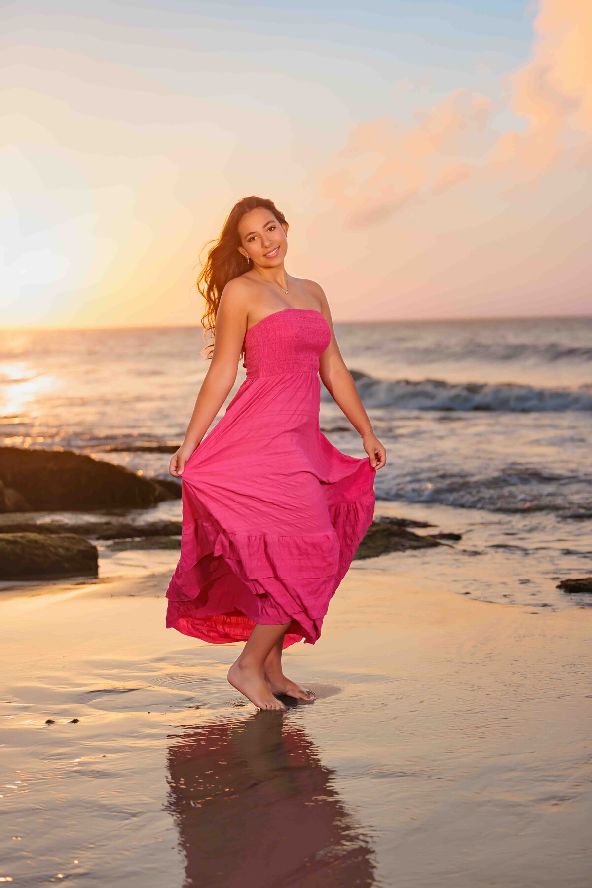 Raleigh-Senior-Photography-2026-Beach-20