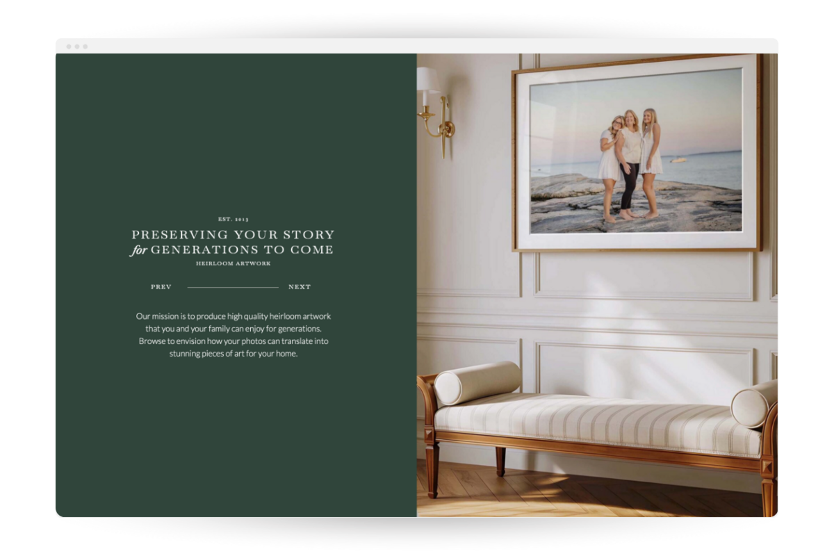 Masculine Showit Website Template Mockup Designed By SEO Expert High Tide Strategy | Ralph Lauren, Old Money-Inspired Branding