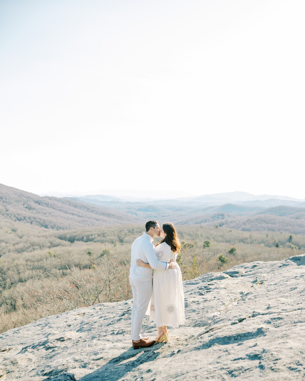 The Fourniers | Grandfather Mountain Engagement-56