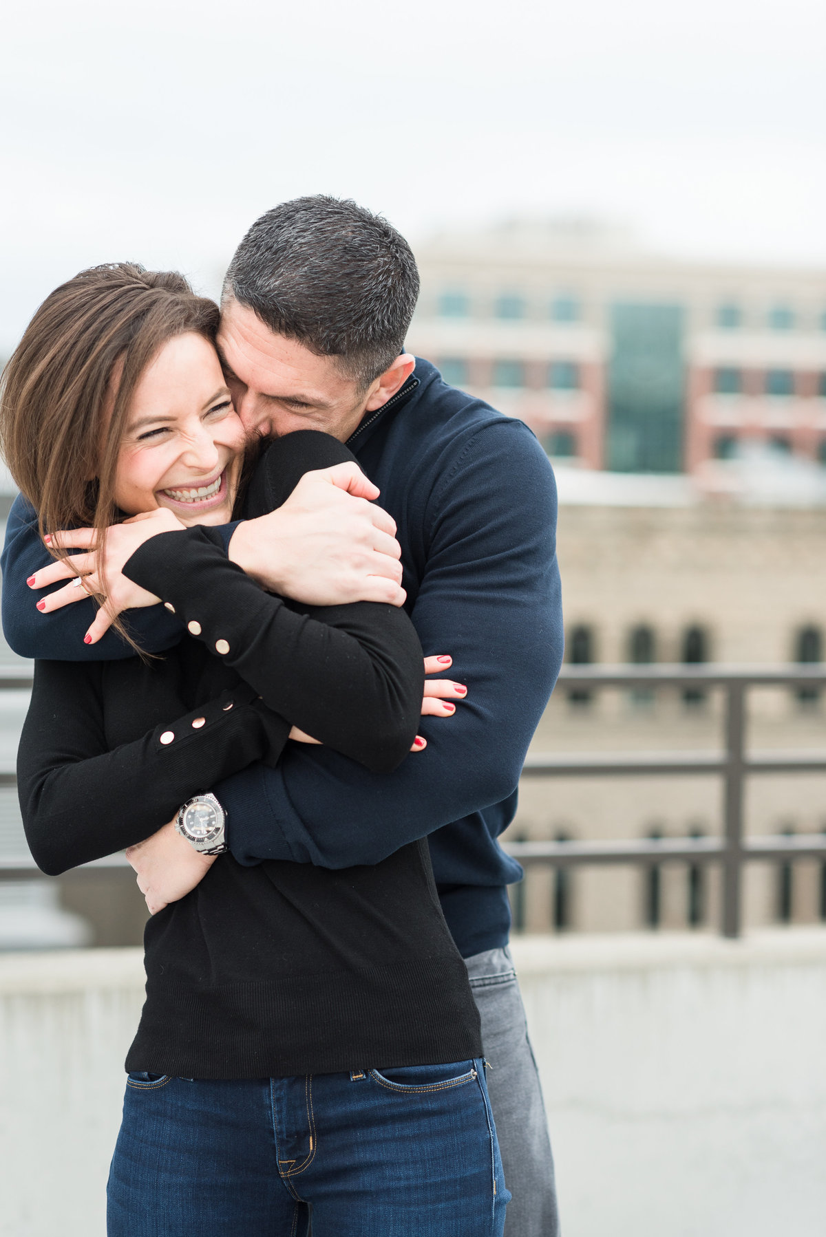 A Winter Downtown Boise Rooftop Engagement Shoot 012
