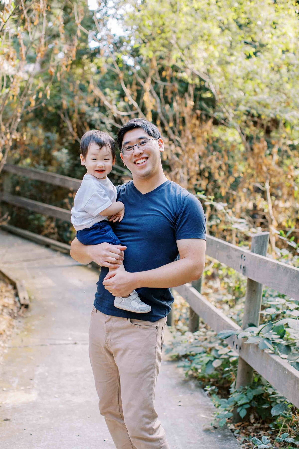 dad and son