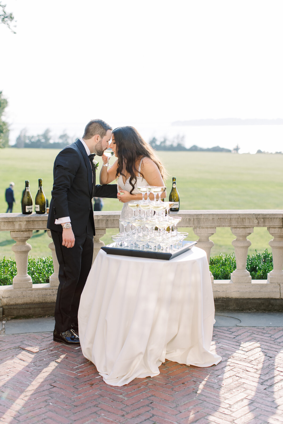 Blithewold Mansion Romantic and Timeless Summer Wedding