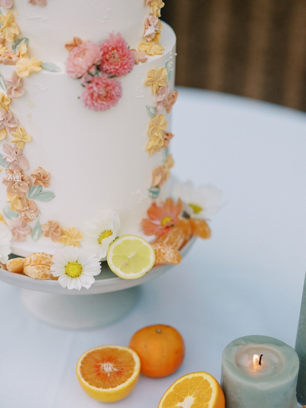 Mountain Terrace-Wedding-Woodside-California-Summer Citrus-Cake-3