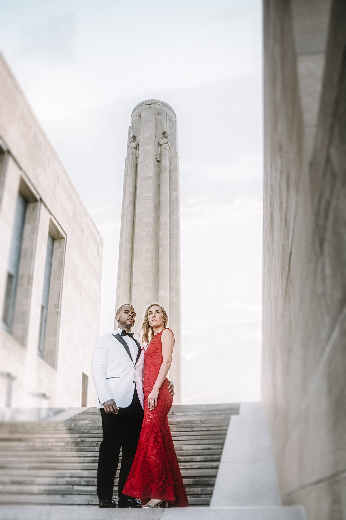 liberty memorial engagement session by angela masters