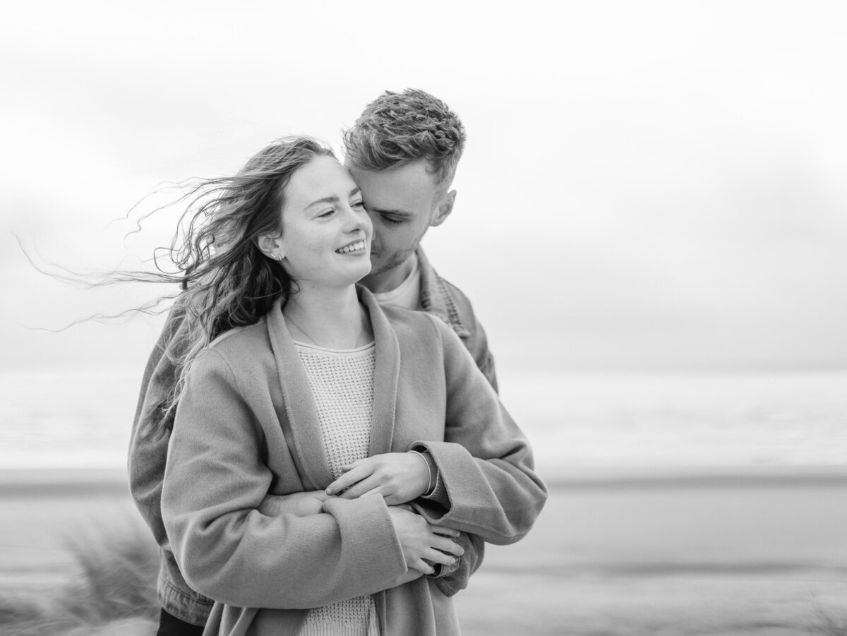 Kayla Stoate Photography Couple Beach Smiling Editorial Fashion Love Story East Sussex _92A9721-Edit-2