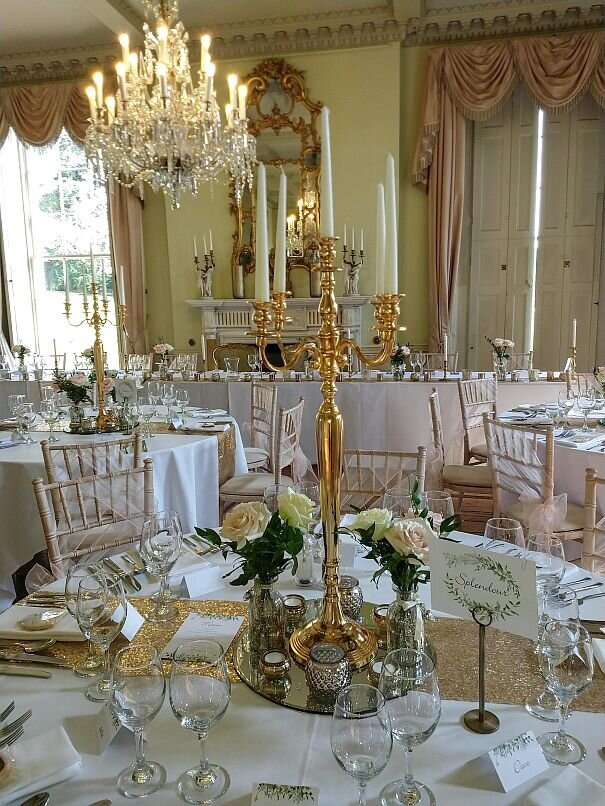 Blush and gold candelabra wedding (2)