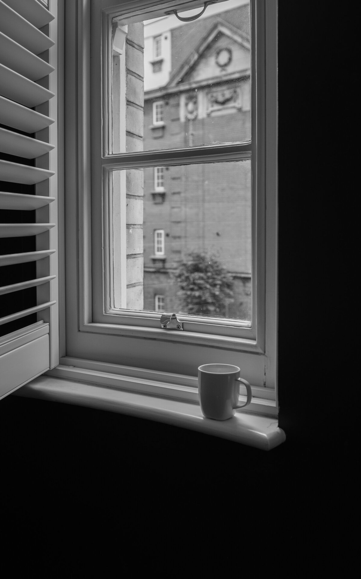 Editorial photo of a window in autumn