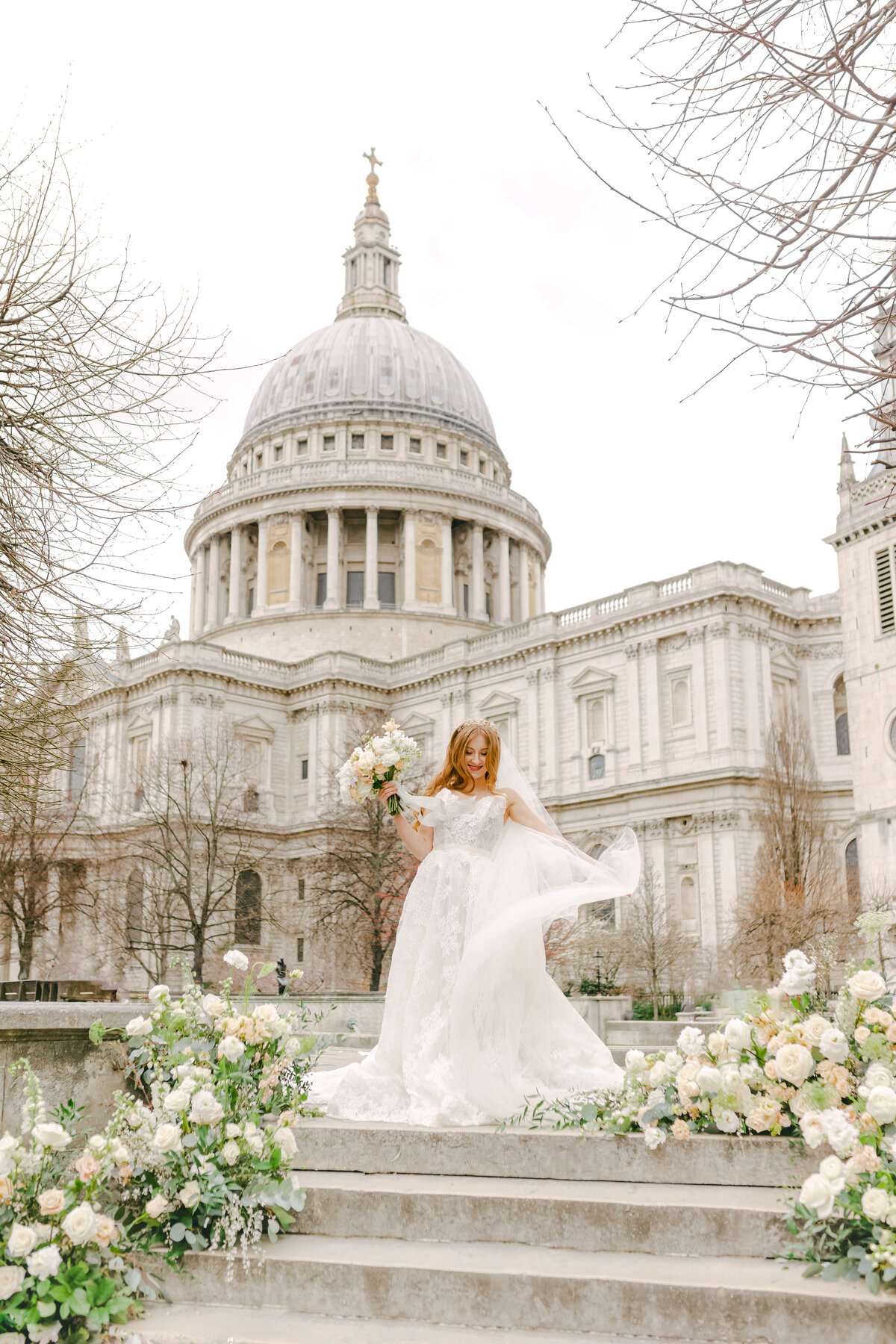 Monika - Bridal Photo Shoot - St Pauls, London - Joana Senkute Photography-16