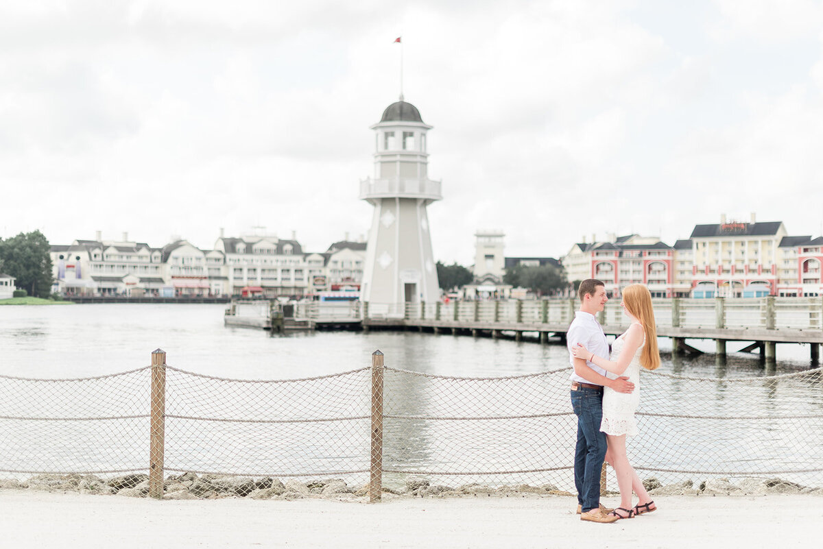 Boardwalk Engagement Session, Disney Boardwalk Session