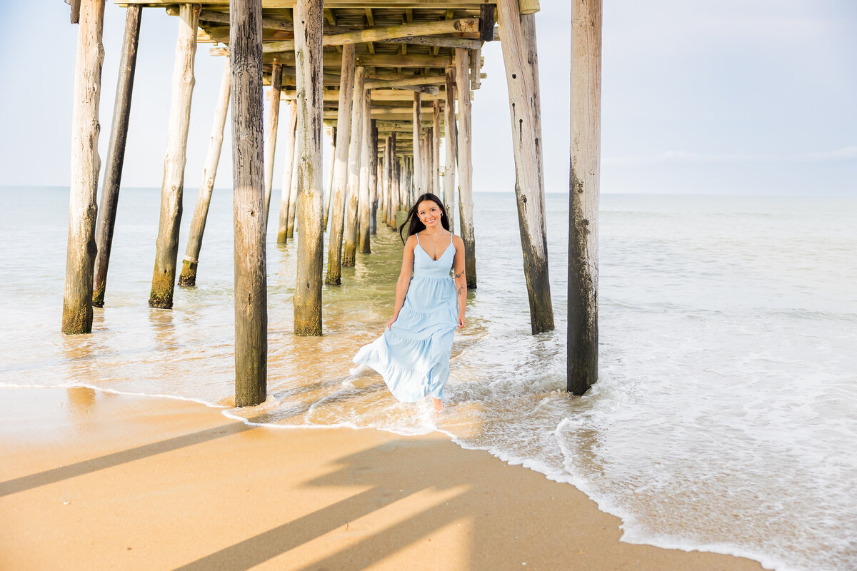 Nags Head NC Fishing pier senior session