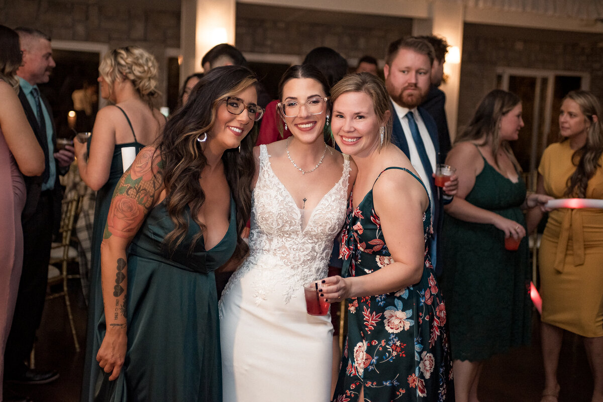 Emotional reaction during wedding toast