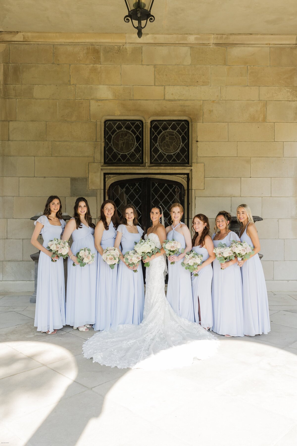 Bride with bridal party