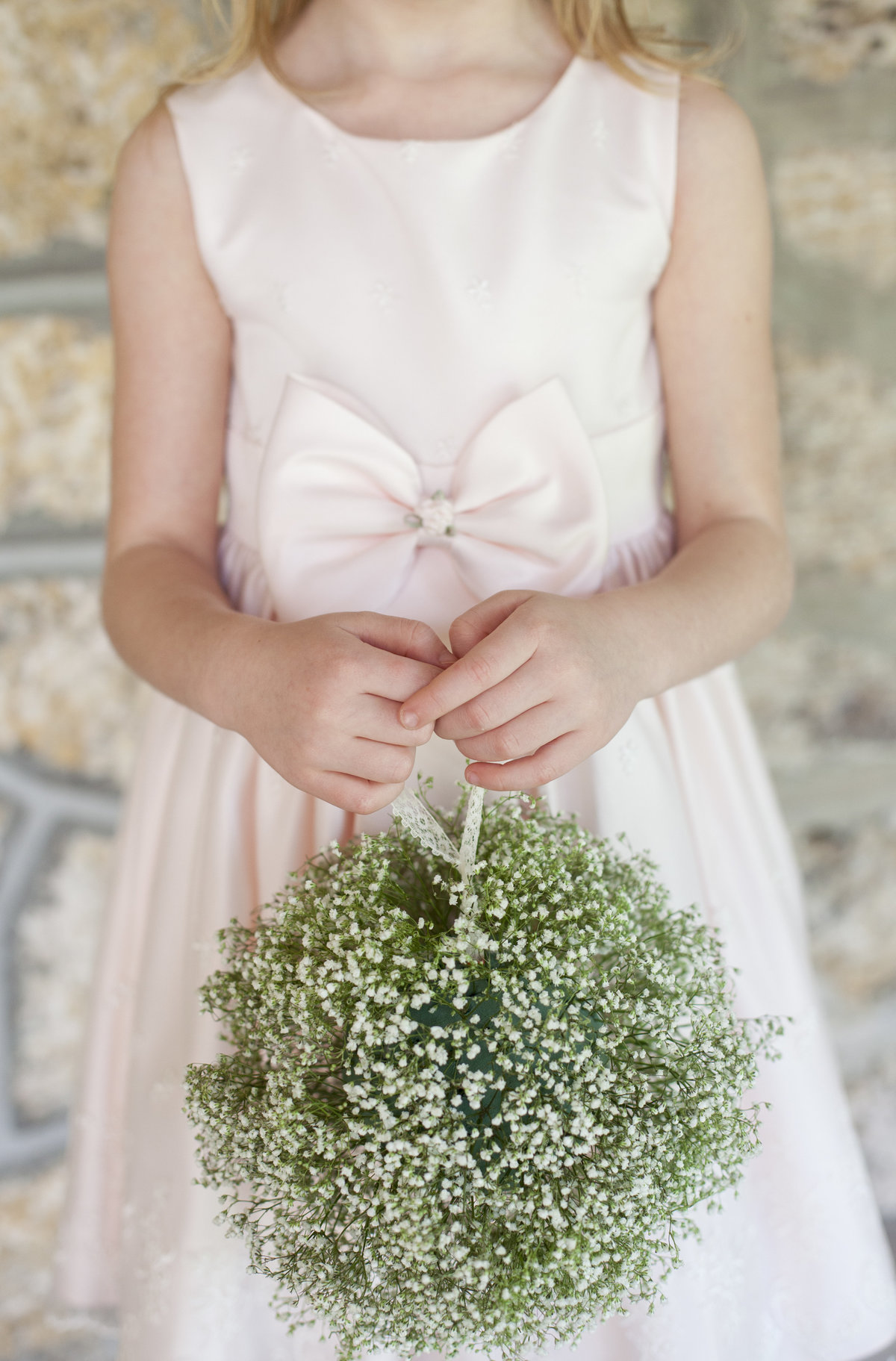 baby's breath flower girl