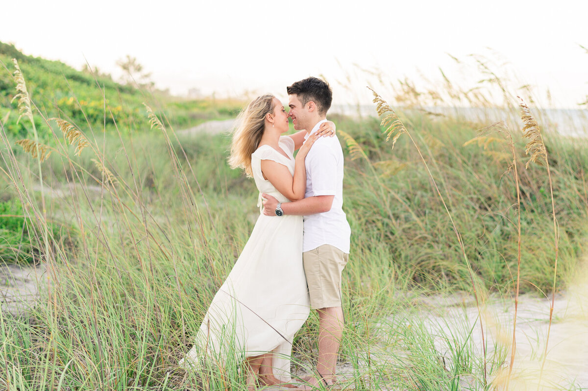 Sarah & Kevin Melbourne Beach Florida Engagement | Lisa Marshall Photography
