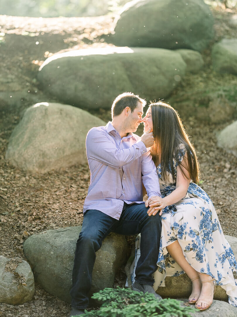 Dow Garden engagement session photo