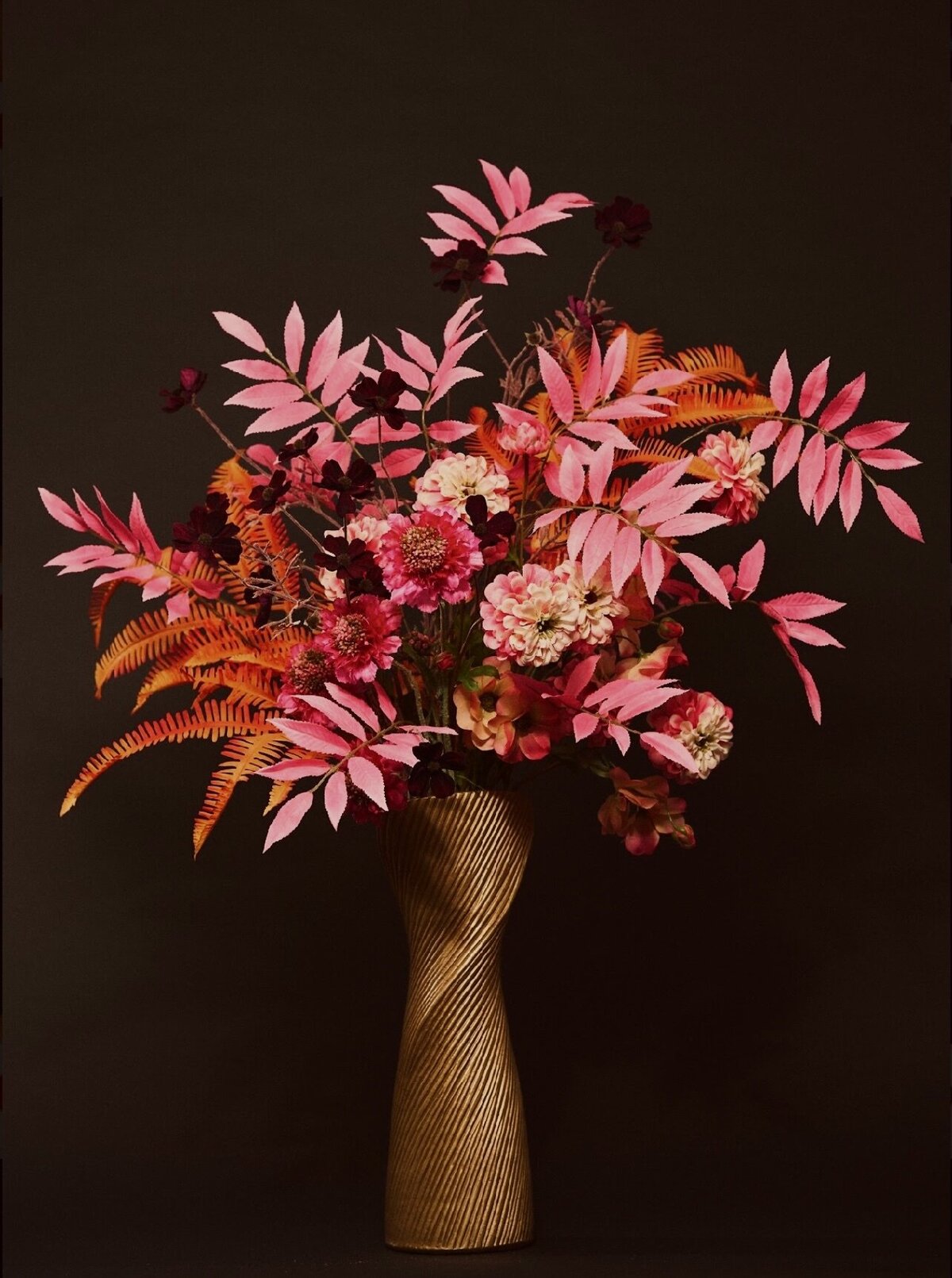 Décoration raffinée en fleurs artificielles