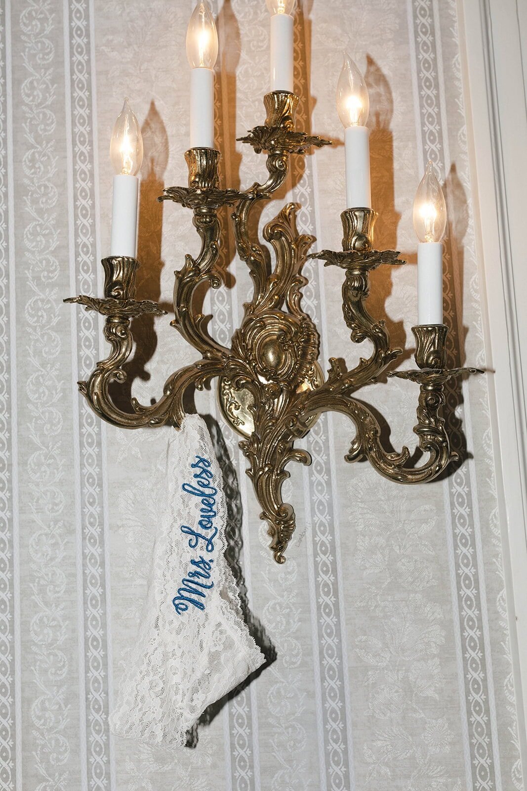 Artistic wedding detail photo