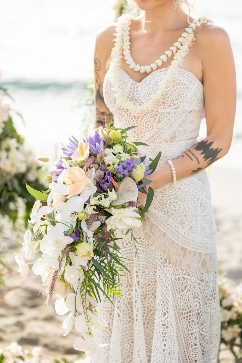 Big Island Wedding Photography at Fairmont Orchid - wedding bouquet