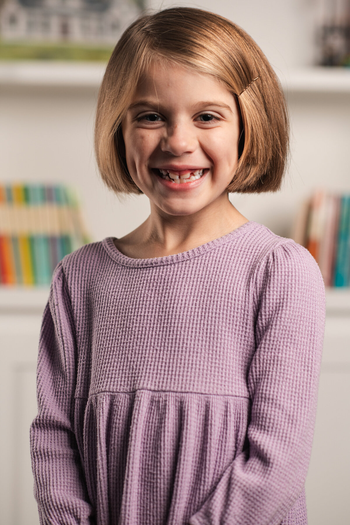 a girl in her school portrait in Chattanooga