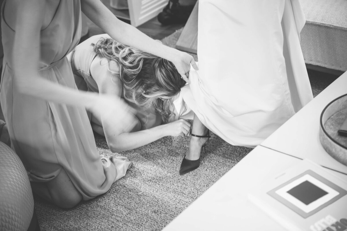 Bride Getting Ready