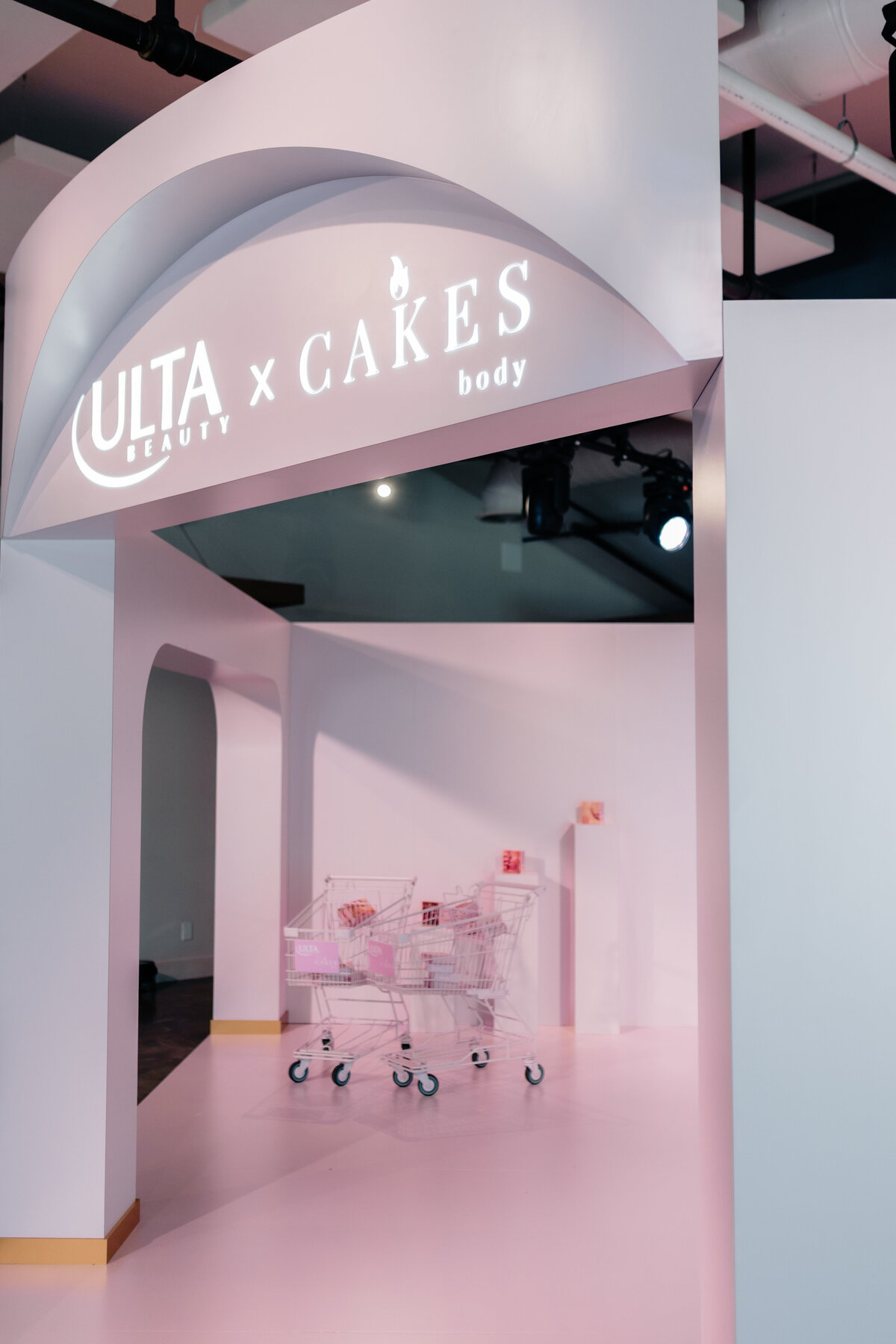 Cakes Body influencer event by The Works Collective | experiential event design in Los Angeles.