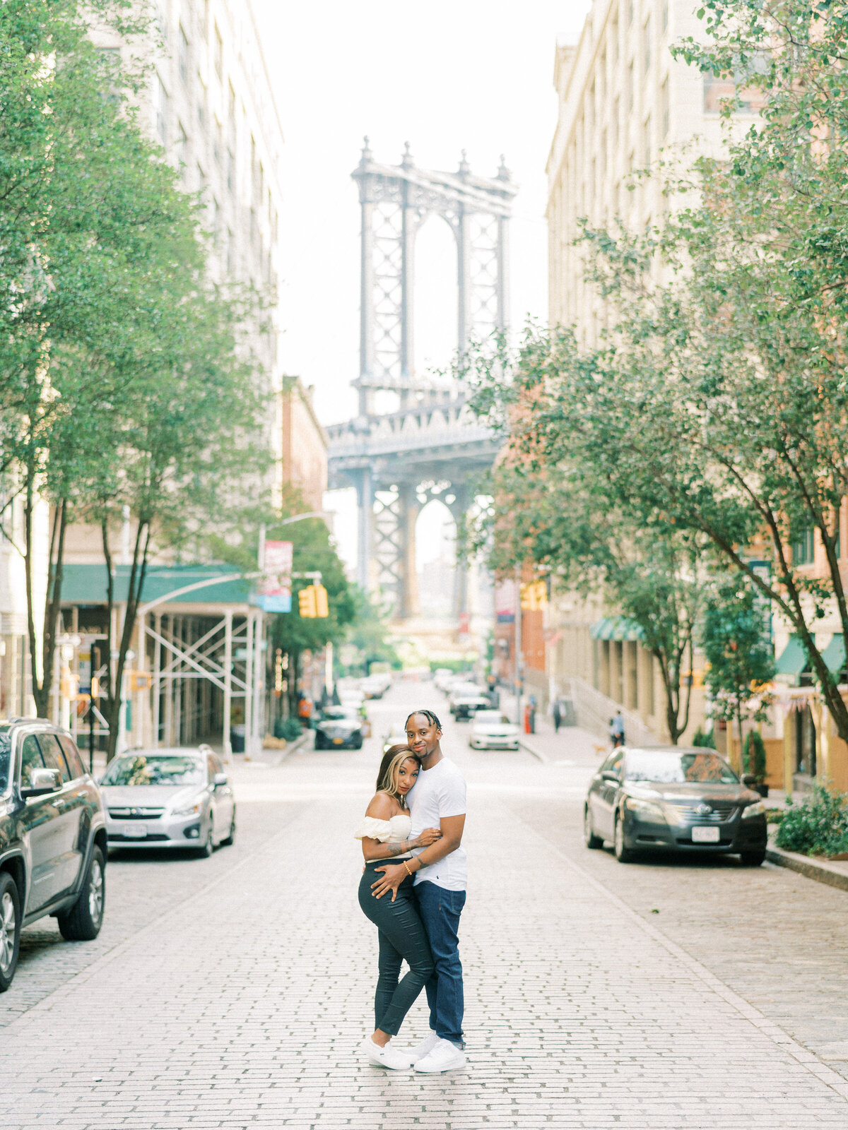 Brooklyn Bridge and DUMBO Sunrise, Engagement Session | Amarachi Ikeji Photography 36