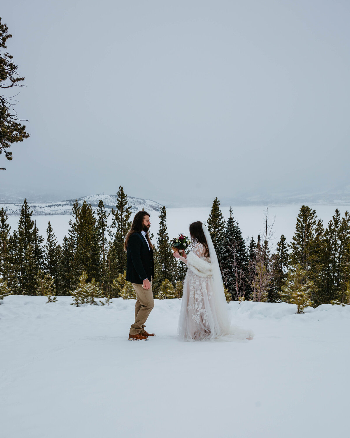 bride-and-groom-on-a-mountain