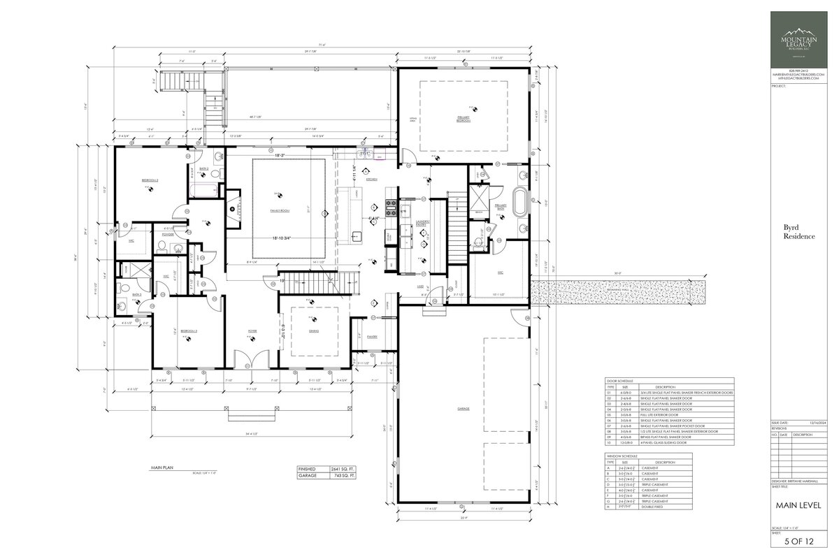New construction custom home in Asheville, NC