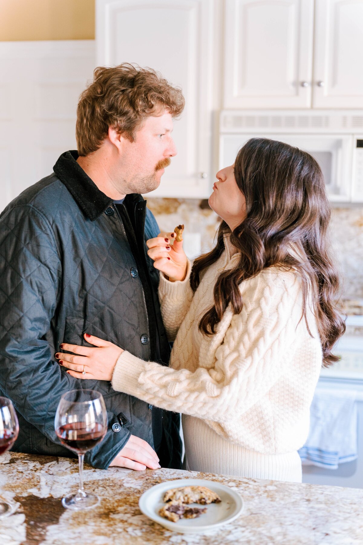 Jamie & Will Blowing Rock NC Winter Engagement Session_0679