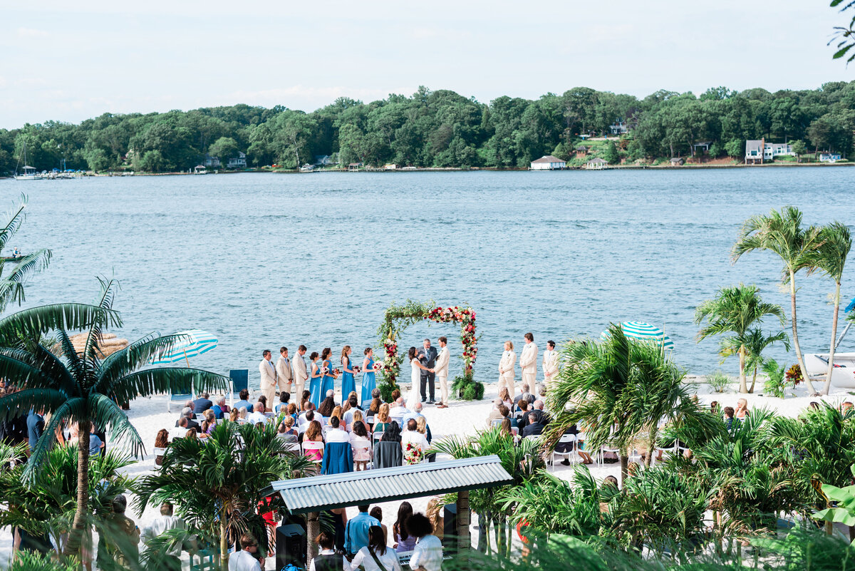 lakeside ceremony