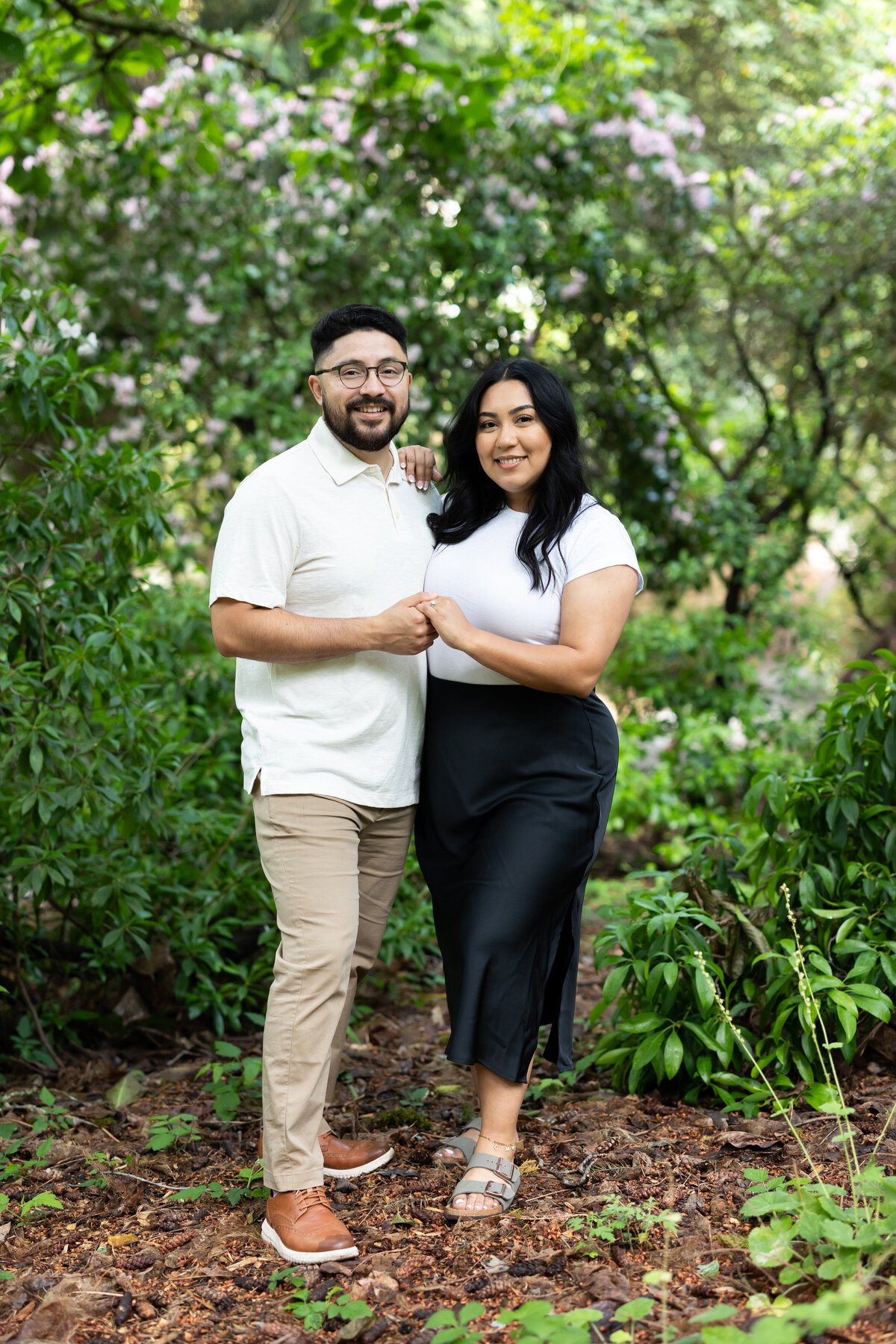 engagement and Surprise Seattle wedding photography Seattle Arboretum - 18