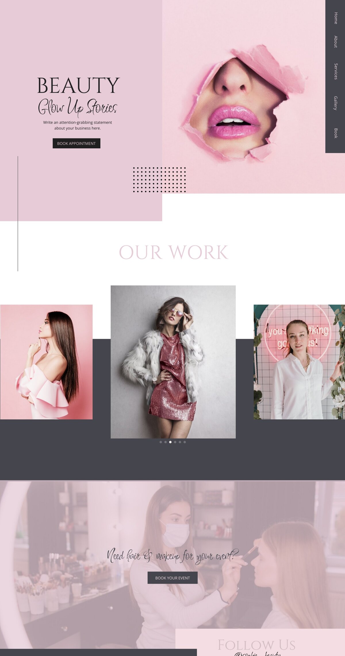 Sophie-beauty-website-template-gallery-page-preview