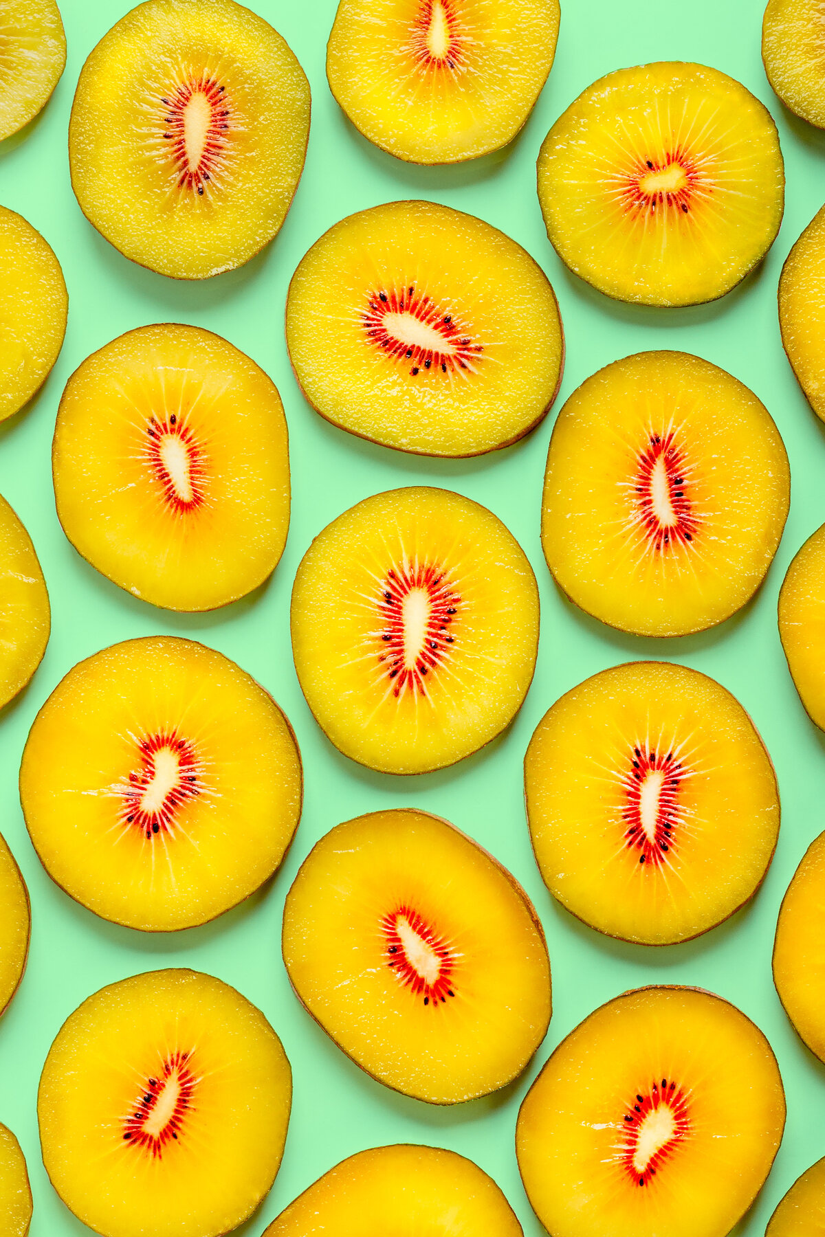 Kiwi Slices Coloricious Food Photography