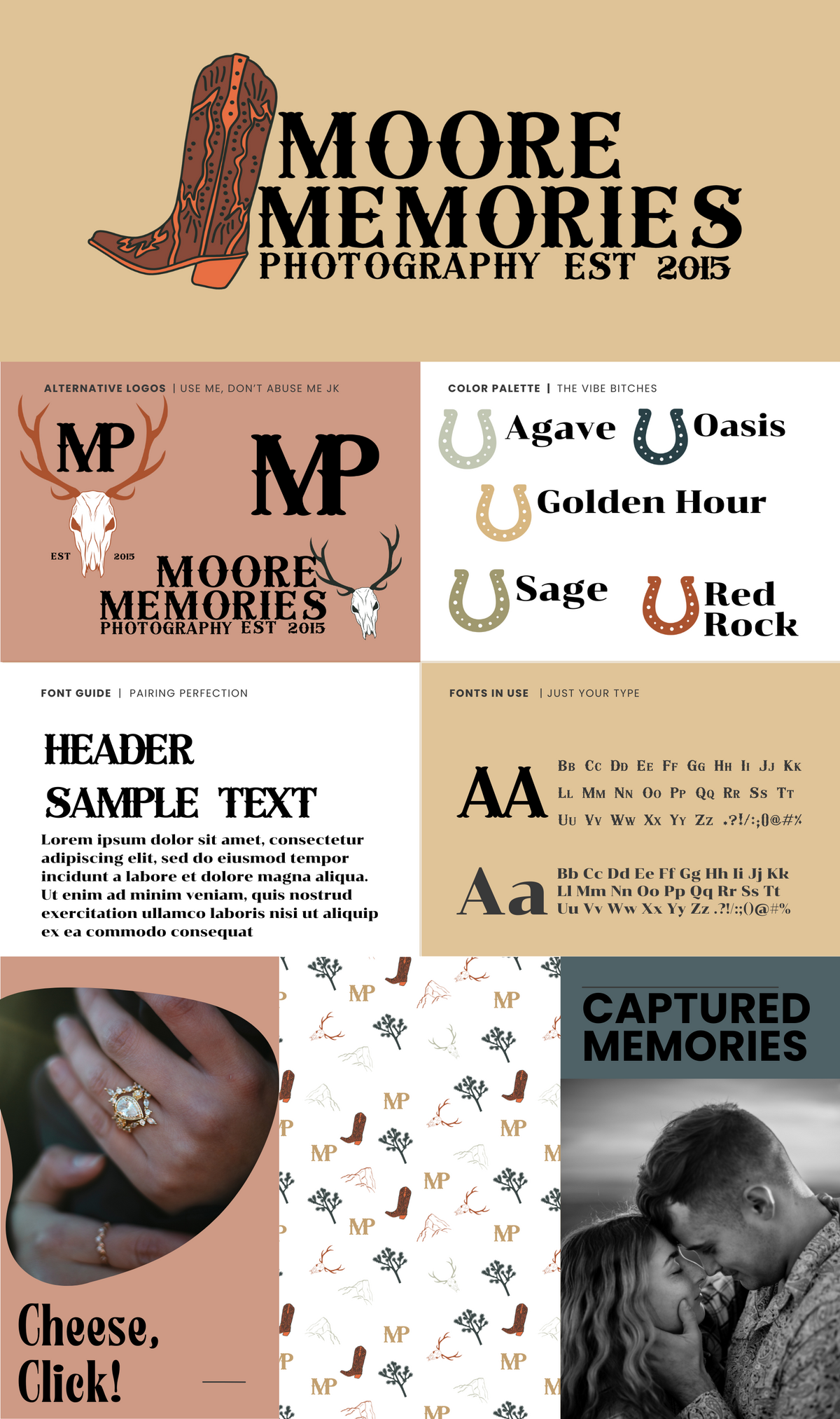 Moore Memories Brand Board