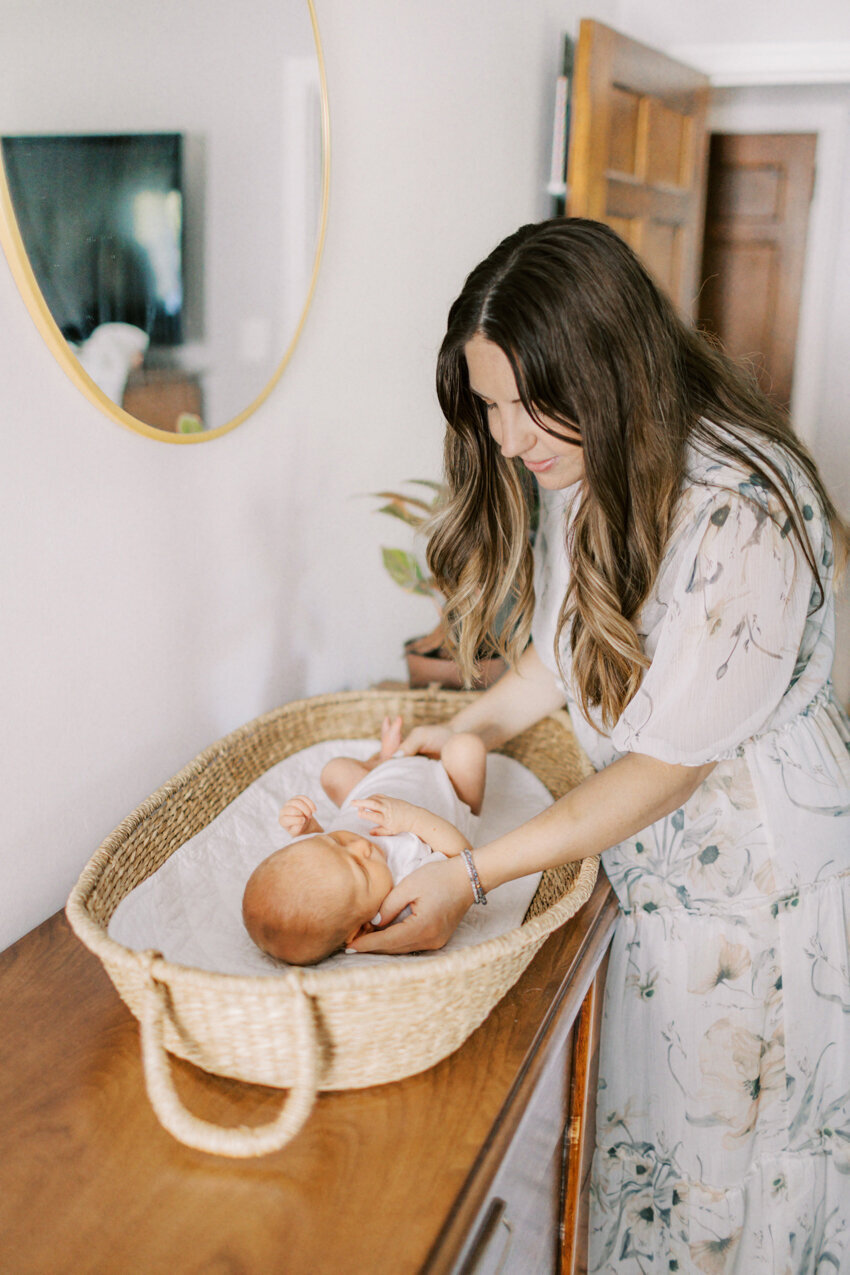 In-Home Newborn Photographer in Akron, also serving Cleveland and Canton Ohio