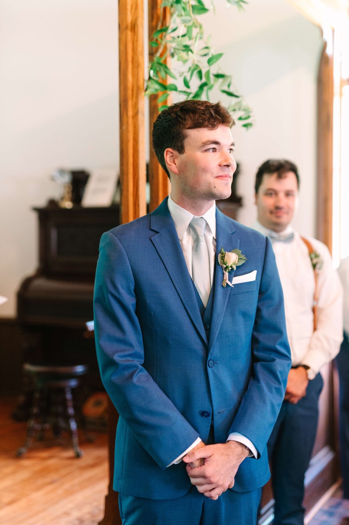 Groom at Altar