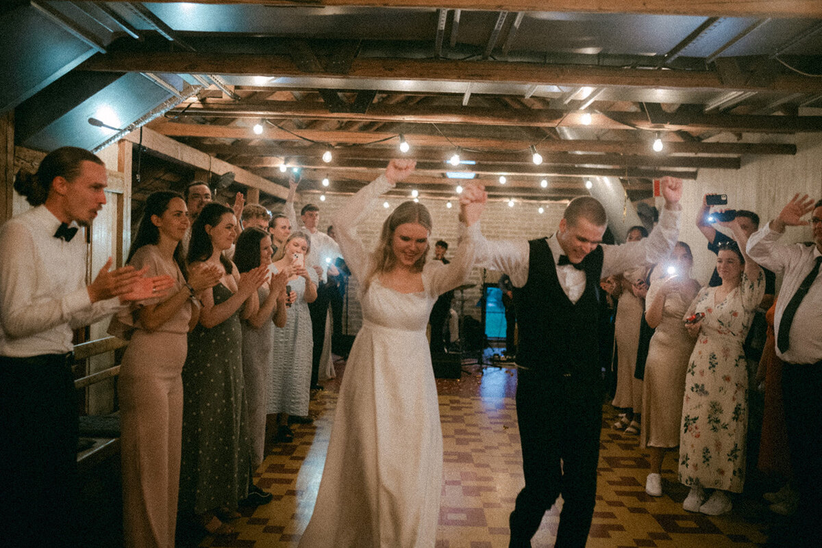 Wedding photo of an Intimate  wedding reception  in Porvoo by photographer Hannika Gabrielsson