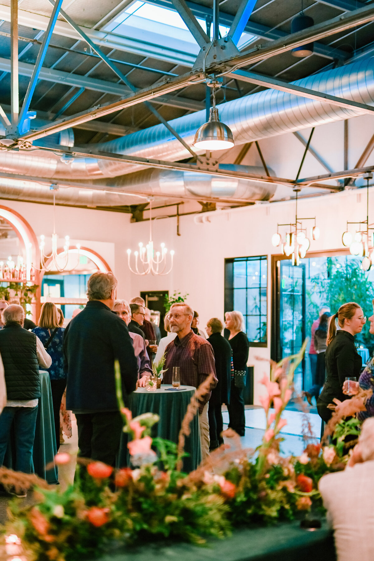 Architectural Building Arts Anniversary Party Florals-8