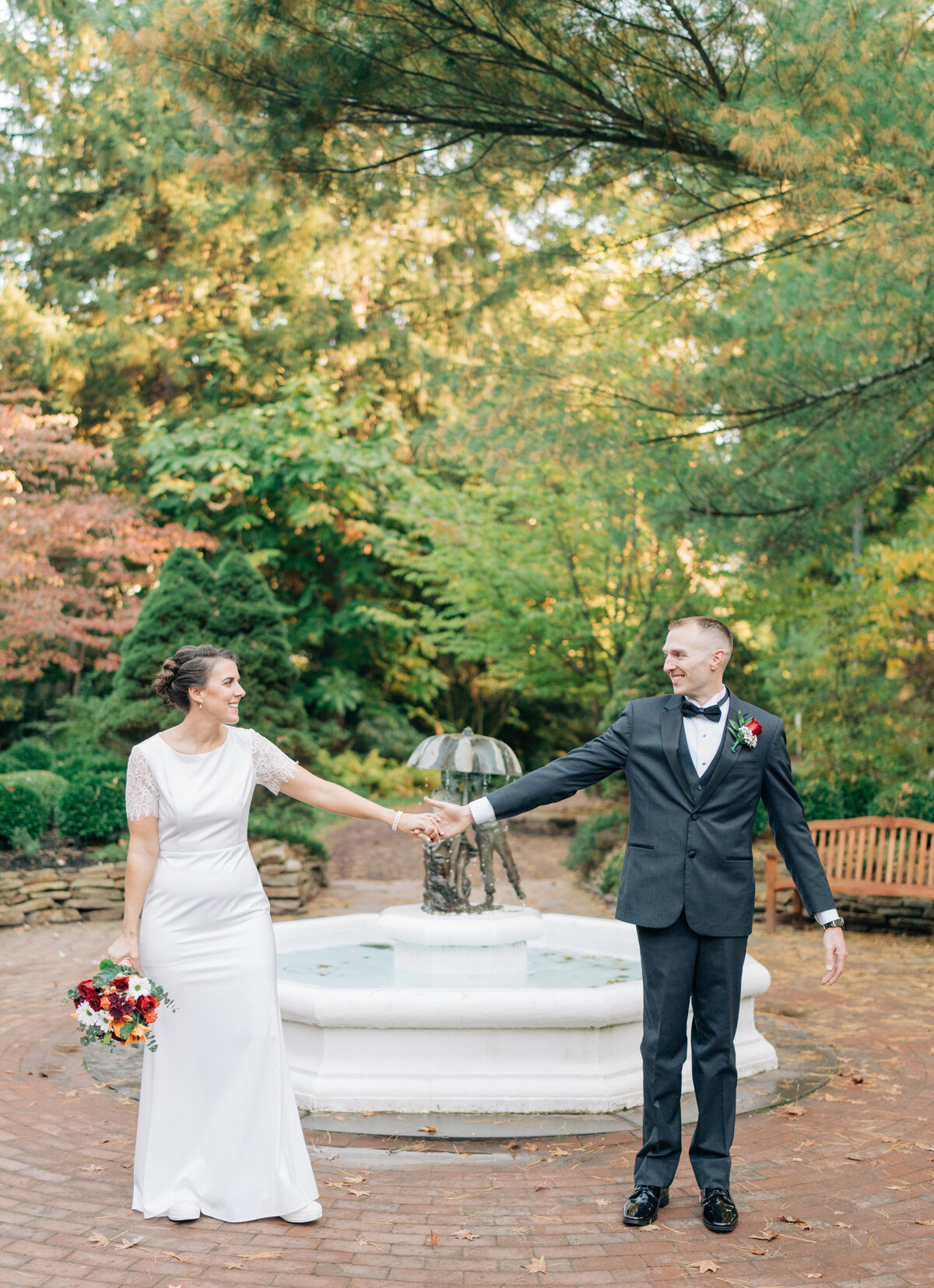 Sayen House and Gardens NJ Elopement 8