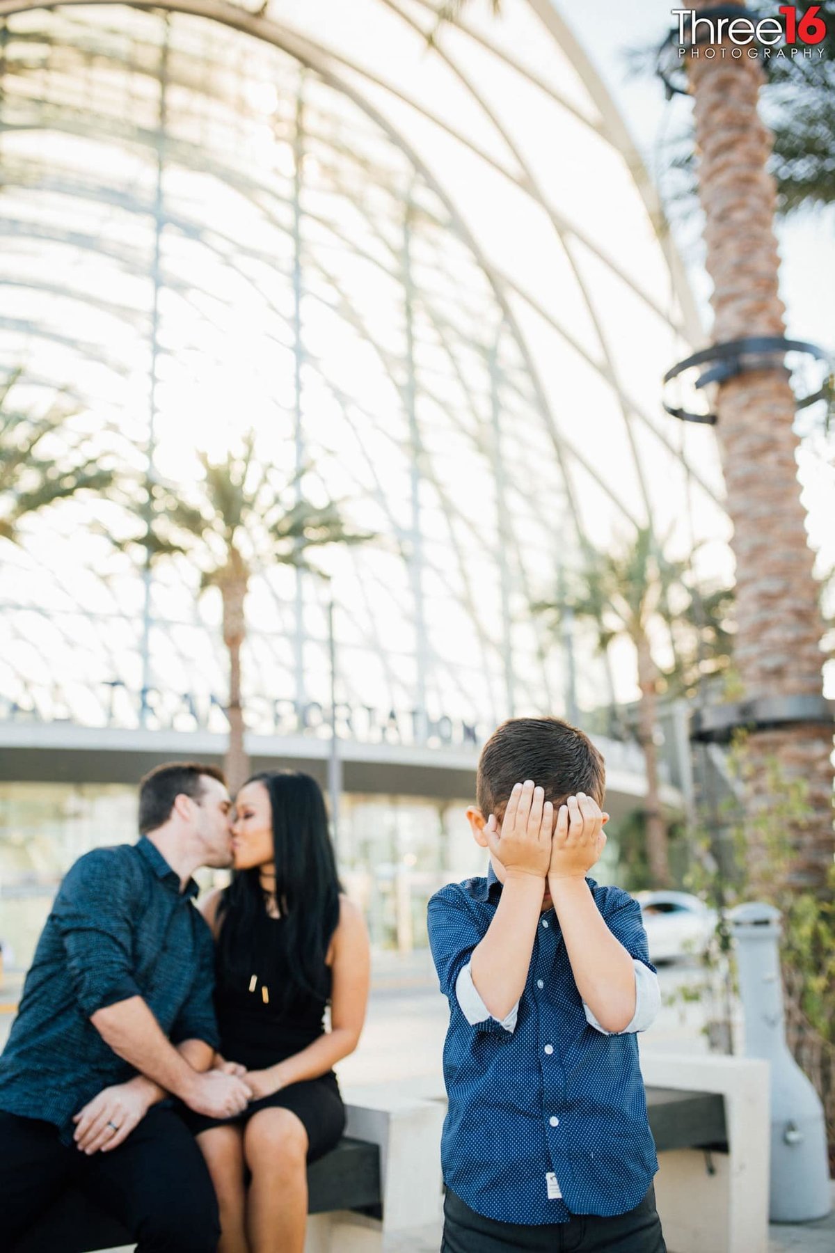 ARTIC Train Station Urban Family Session Anaheim