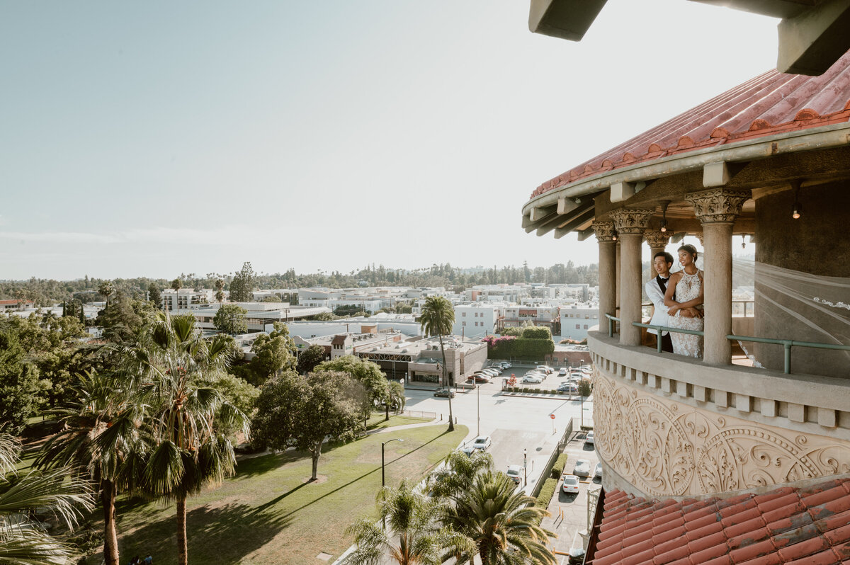 Castle Green Pasadena Roof Top View