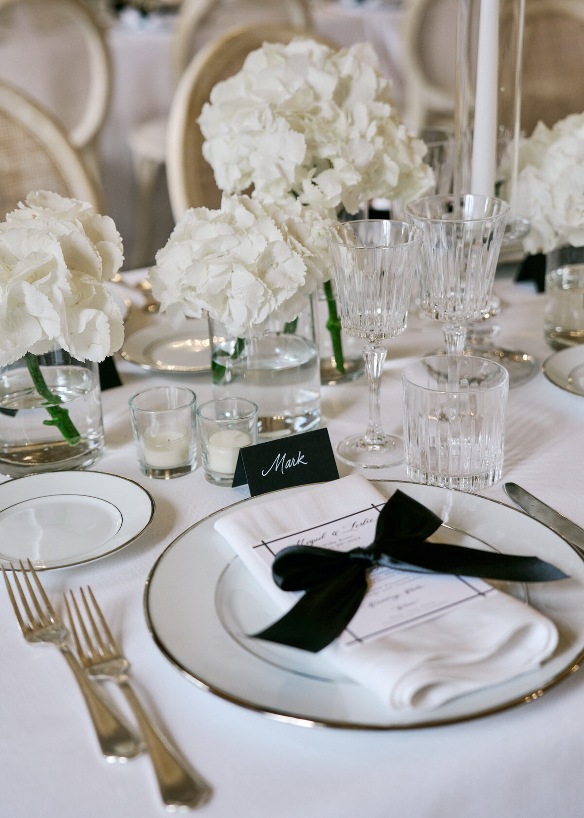 EDW-Italian villa wedding dinner detail